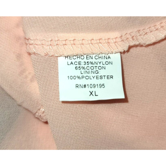 NWT IT Girl Lace Flowing Strappy Layered Halter Top - Size XL - Picture 8 of 9